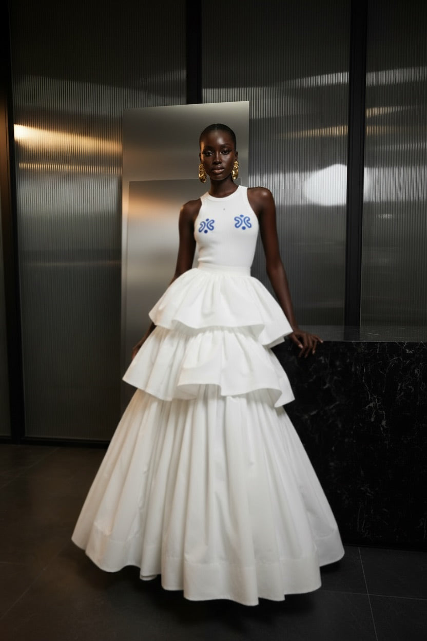 Balza Tiered Ball Skirt