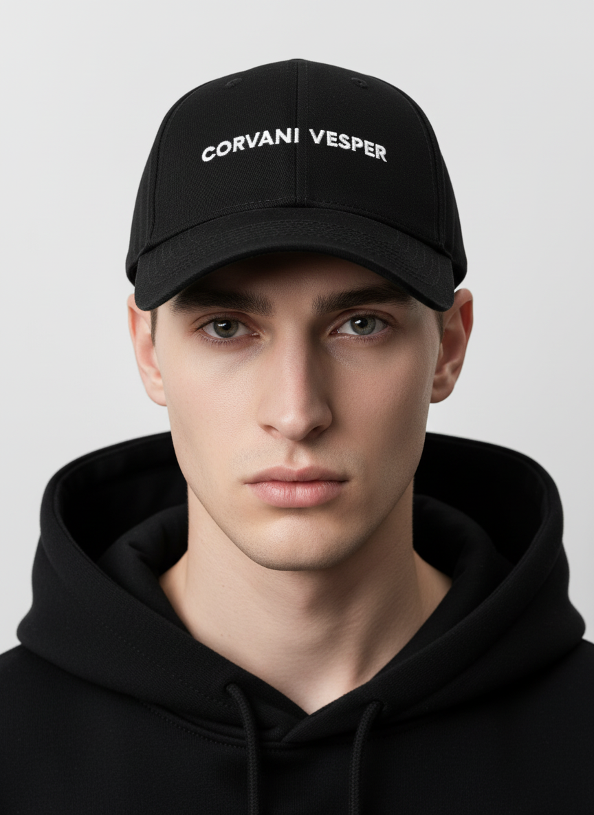 Corvani Vesper Embroidered Baseball Cap In Cotton - CORVANI VESPER