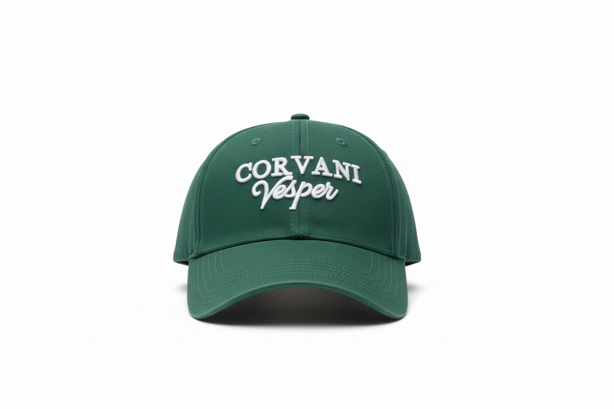 Corvani Vesper Signature Cap In Leaf Green - CORVANI VESPER
