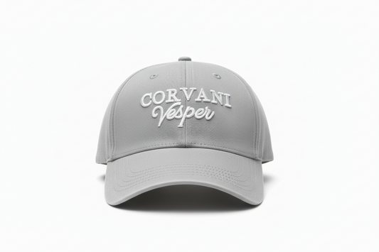 Corvani Vesper Signature Cap In Grey - CORVANI VESPER