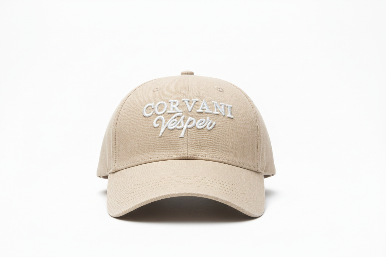 Corvani Vesper Signature Cap Beige - CORVANI VESPER