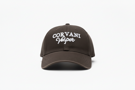 Corvani Vesper Signature Cap In Brown - CORVANI VESPER