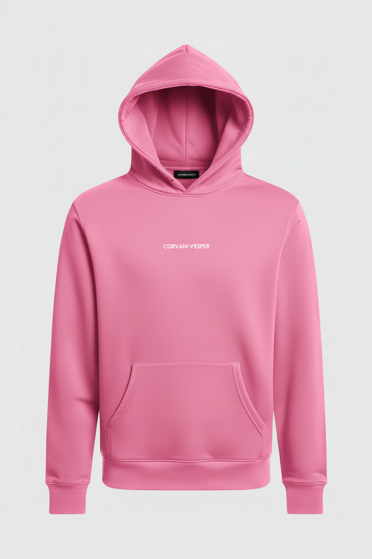 Corvani Vesper Classic Hoodie In Mint Pink
