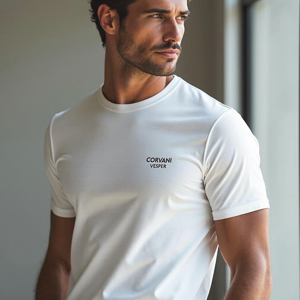 Corvani Vesper Riviera T-Shirt Bianco