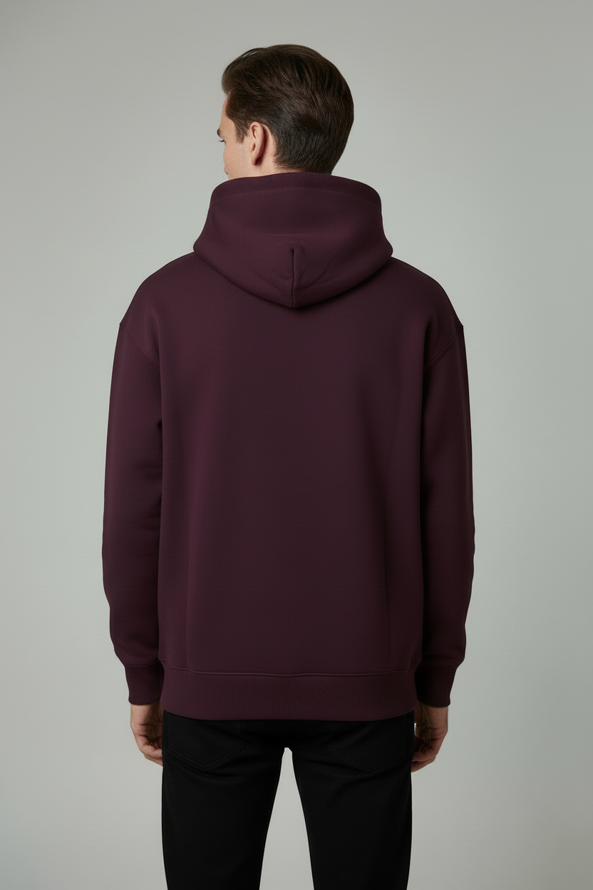 Corvani Vesper Classic Hoodie In Prune - CORVANI VESPER