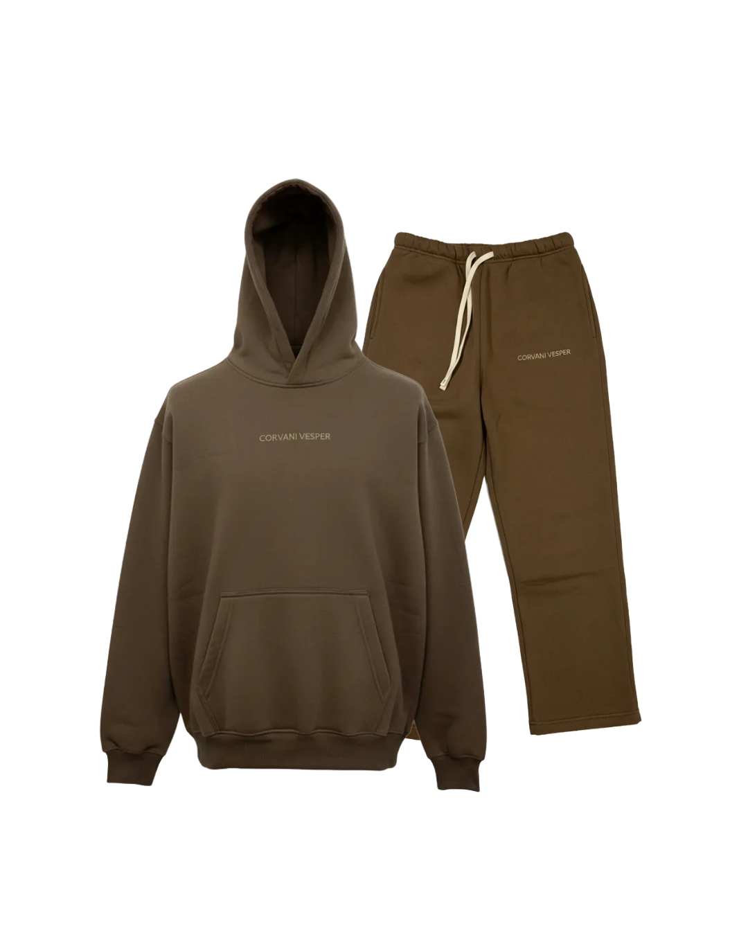 CORVANI VESPER Classico L Edition hoodie set featuring a comfortable hoodie and matching pants in a stylish design.