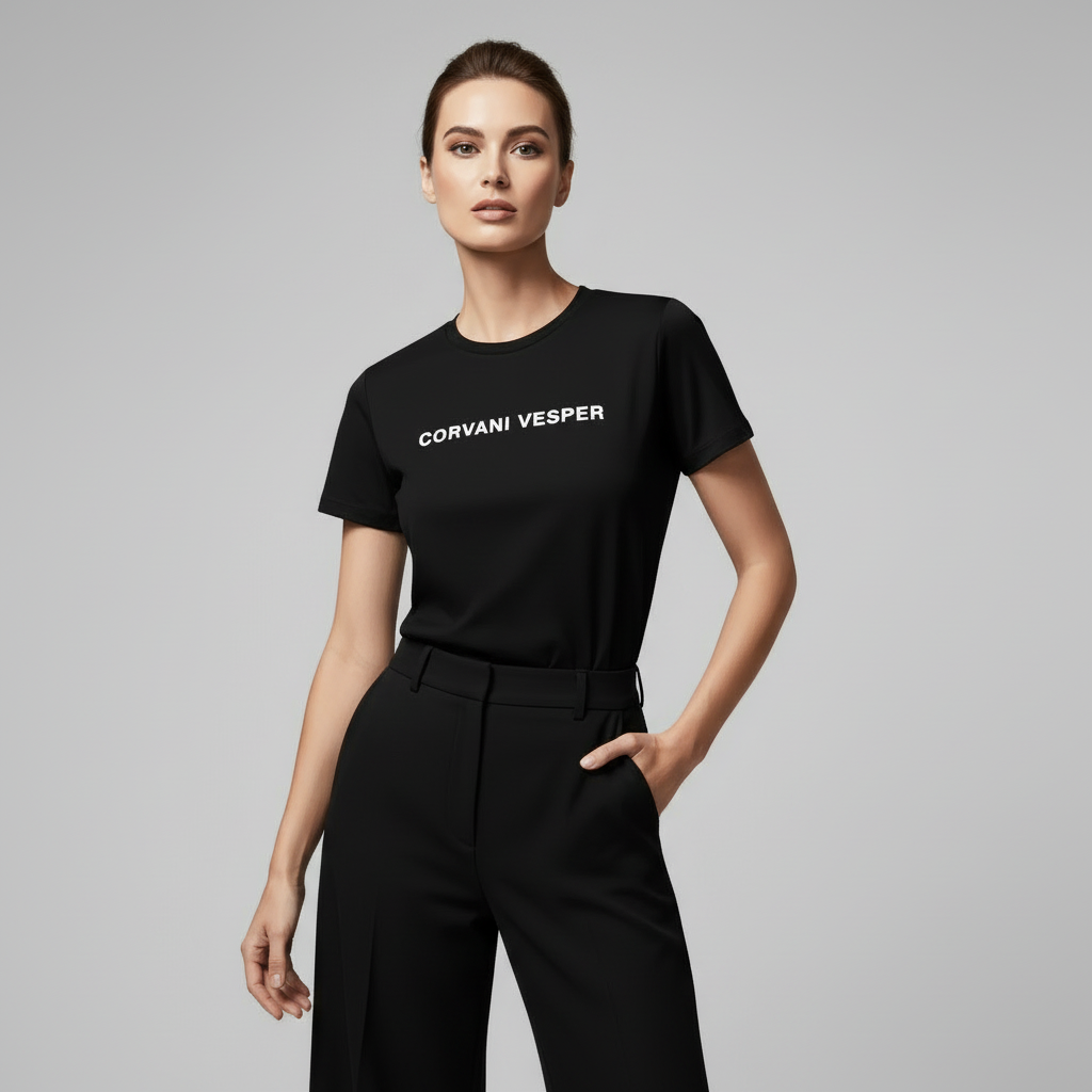 The Corvani Vesper Crest T-Shirt Donna - CORVANI VESPER