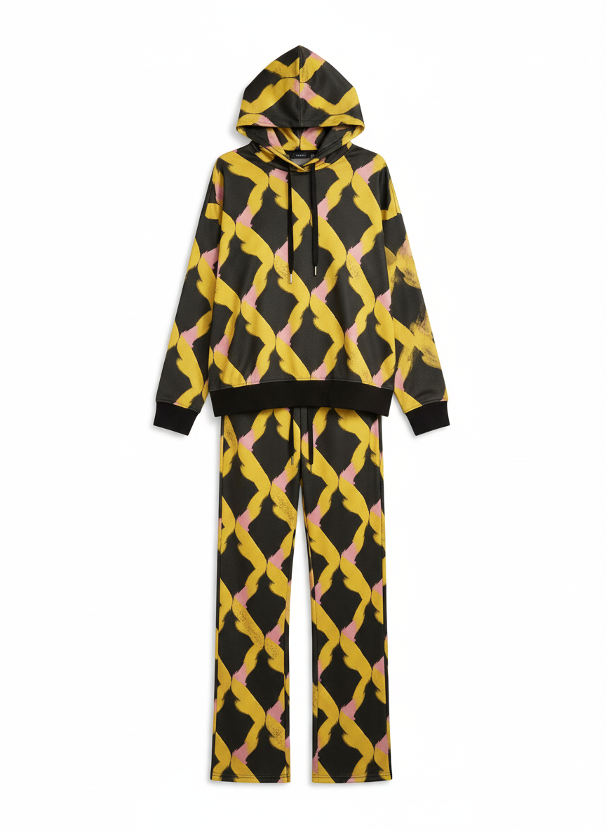 Corvani Vesper Riviera Diamanté Travel Club Hoodie Set - CORVANI VESPER