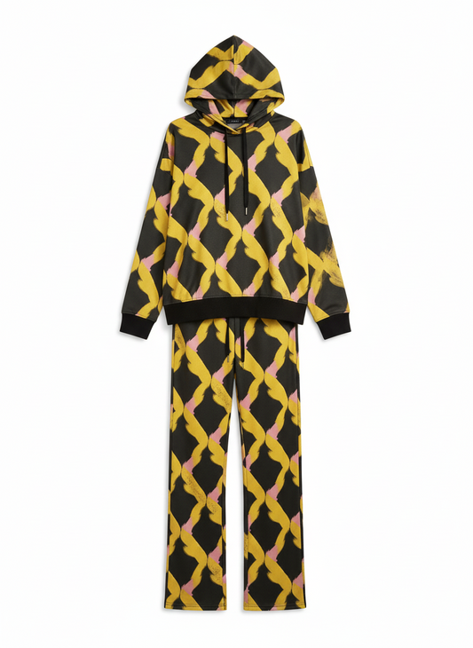 Corvani Vesper Riviera Diamanté Travel Club Hoodie Set - CORVANI VESPER