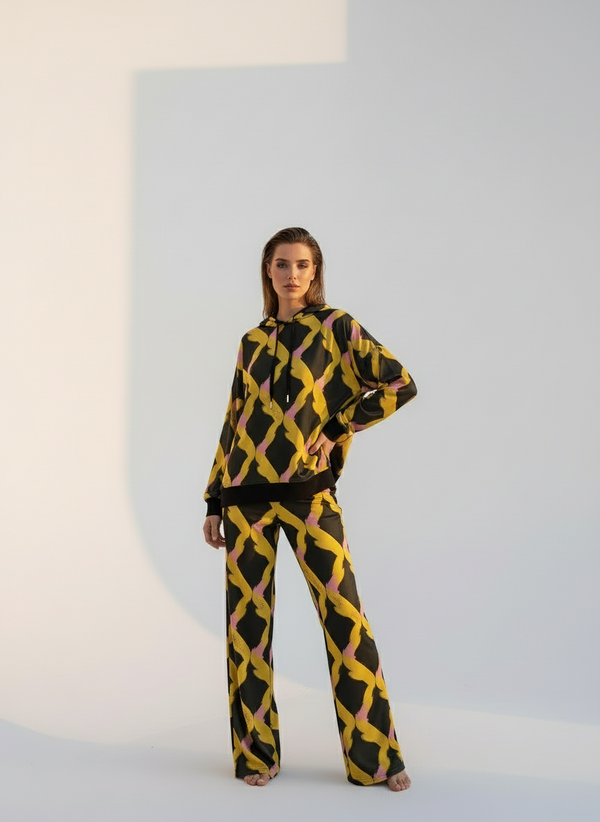 Corvani Vesper Riviera Diamanté Travel Club Hoodie Set - CORVANI VESPER