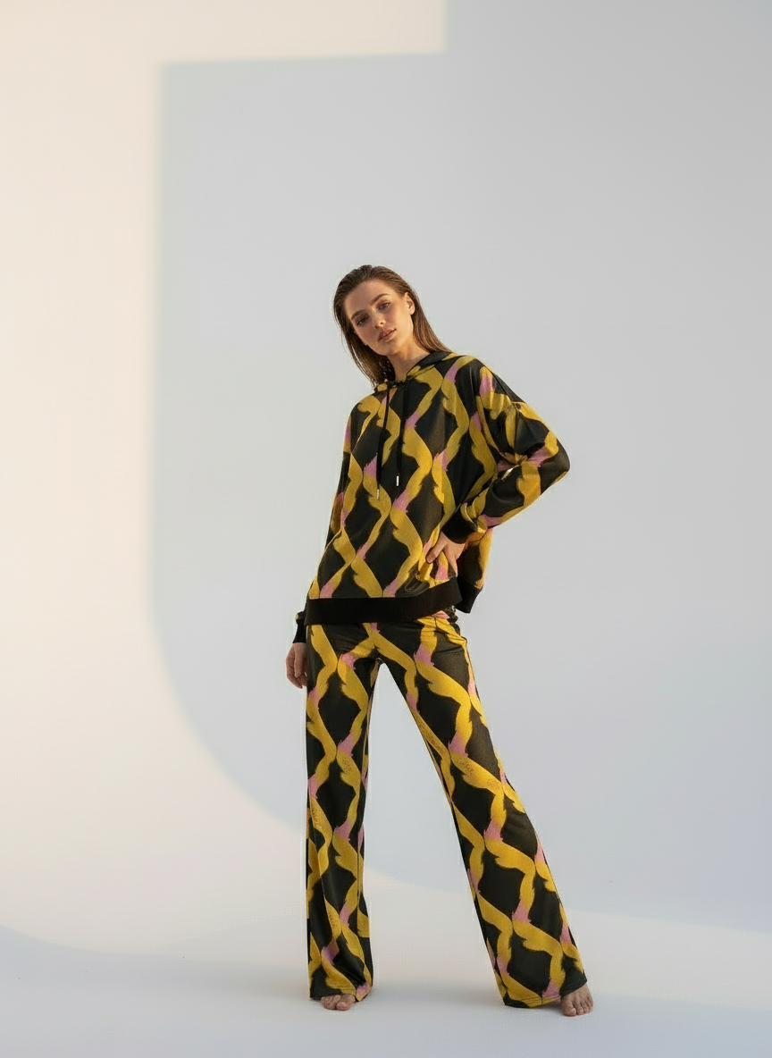 Corvani Vesper Riviera Diamanté Travel Club Hoodie Set - CORVANI VESPER