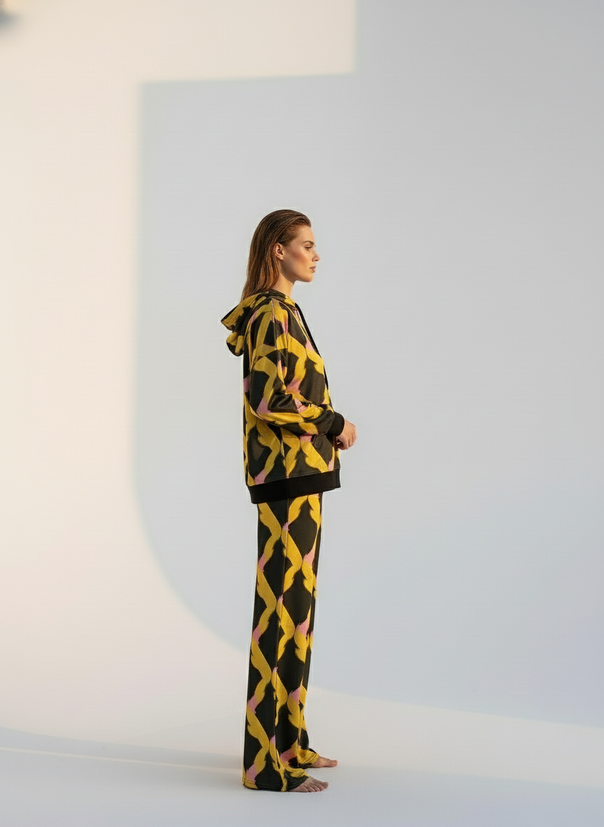 Corvani Vesper Riviera Diamanté Travel Club Hoodie Set - CORVANI VESPER