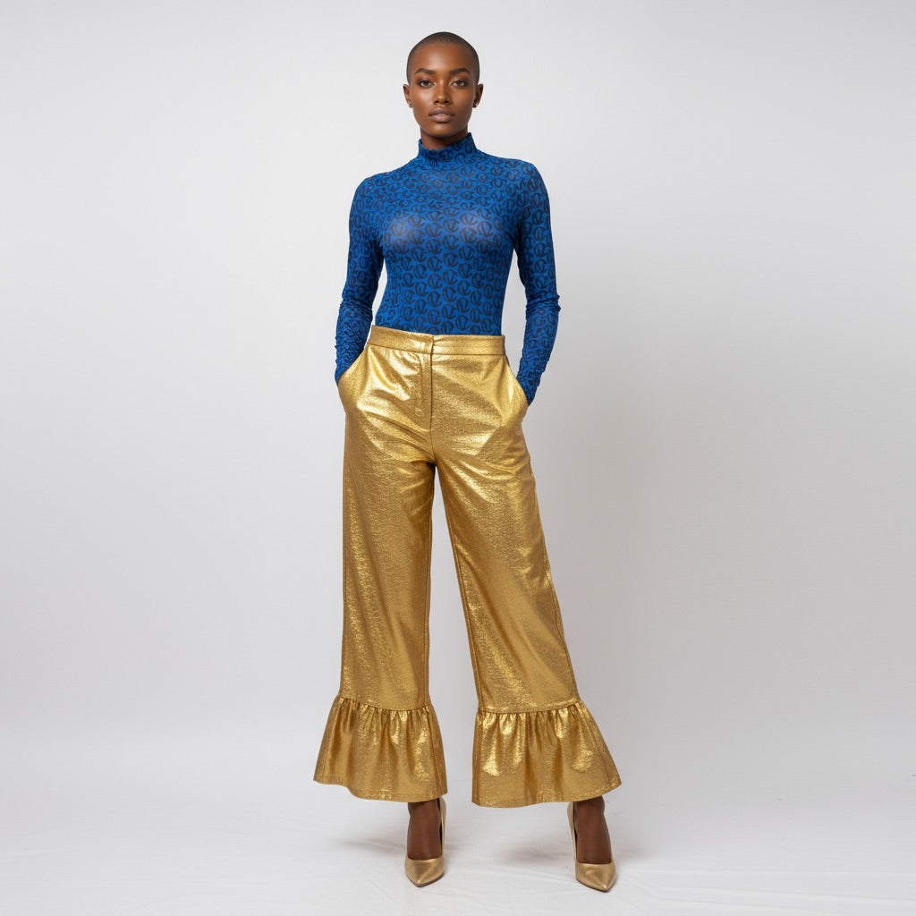 Corvani Vesper I Monogram Mesh Bodysuit Limited Edition