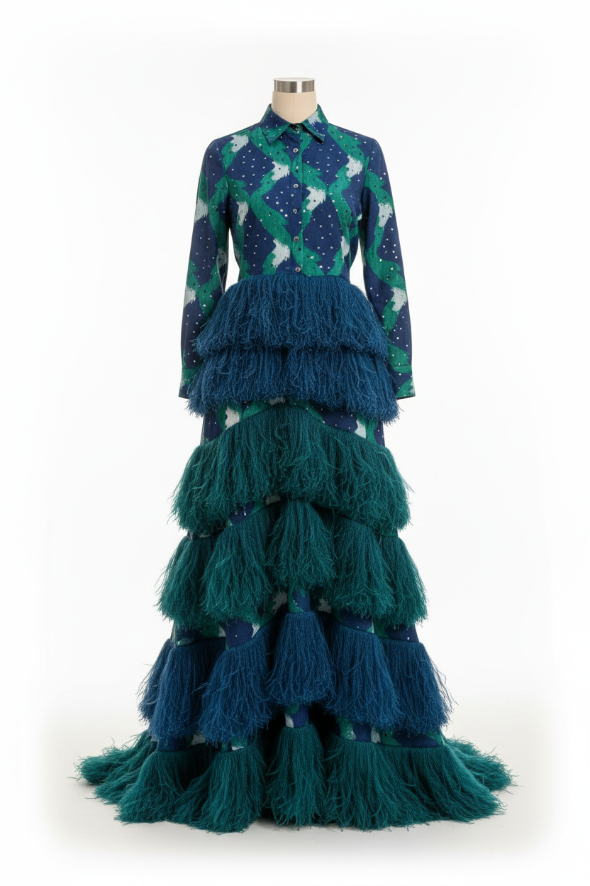 The Cascata Gown — Riviera Diamanté