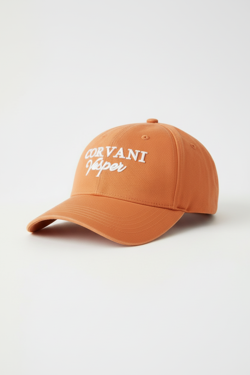 Corvani Vesper Signature Cap In Pumpkin Orange - CORVANI VESPER