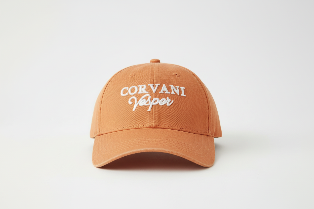 Corvani Vesper Signature Cap In Pumpkin Orange - CORVANI VESPER
