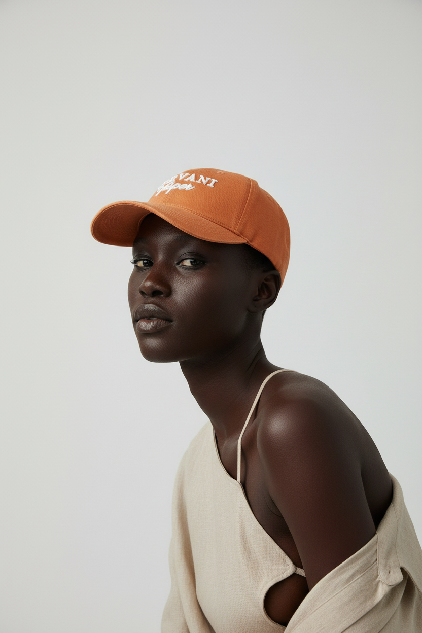 Corvani Vesper Signature Cap In Pumpkin Orange - CORVANI VESPER