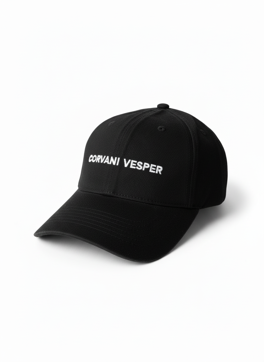 Corvani Vesper Embroidered Baseball Cap In Cotton - CORVANI VESPER