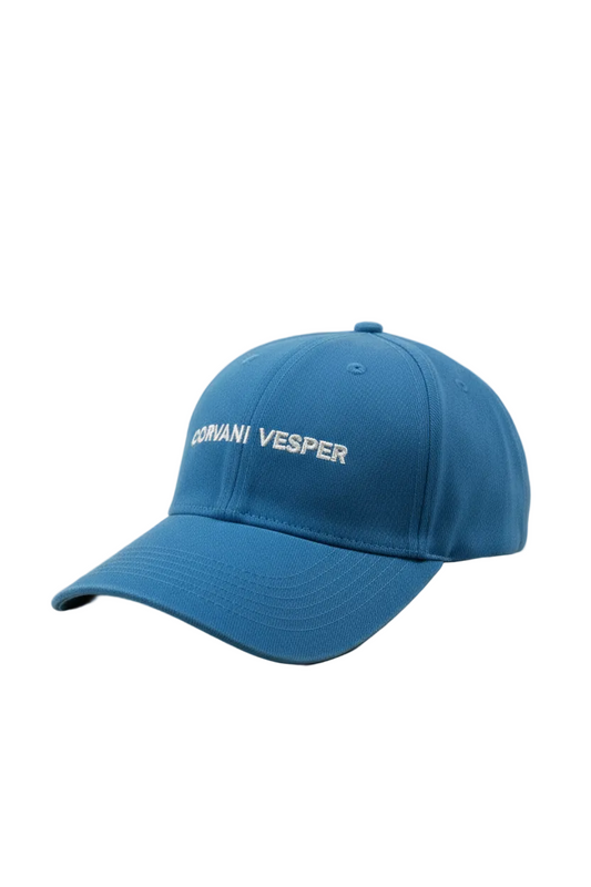 Corvani Vesper Classic Embroidered Baseball Cap in white - CORVANI VESPER