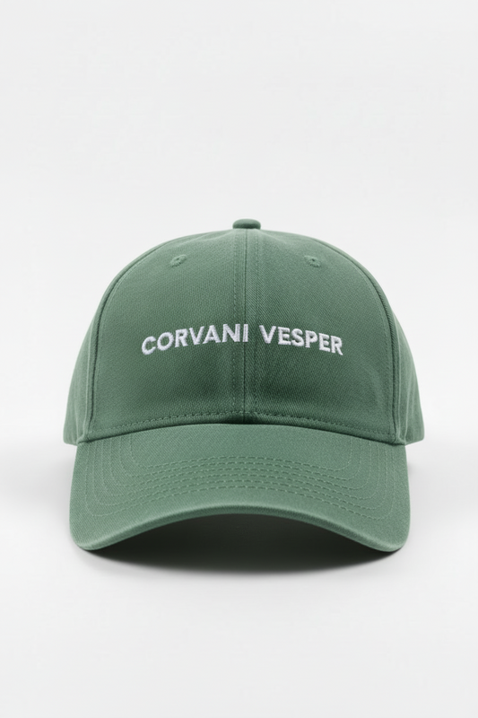 Iconic Classic Baseball Cap In Cotton - CORVANI VESPER
